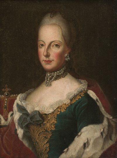 Portrait of Maria Theresa by Unbekannt Unbekannt